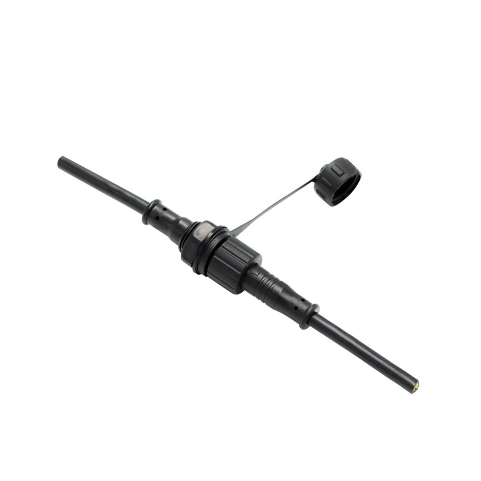 waterproof m12 male female metal 6pin connector